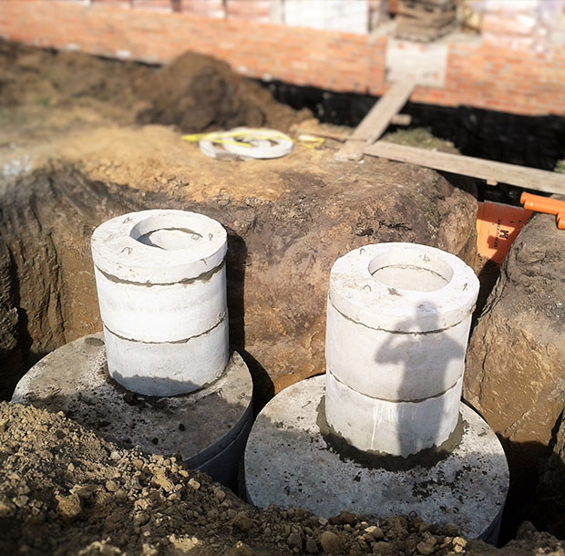 Септики из бетонных колец в Серпуховском районе